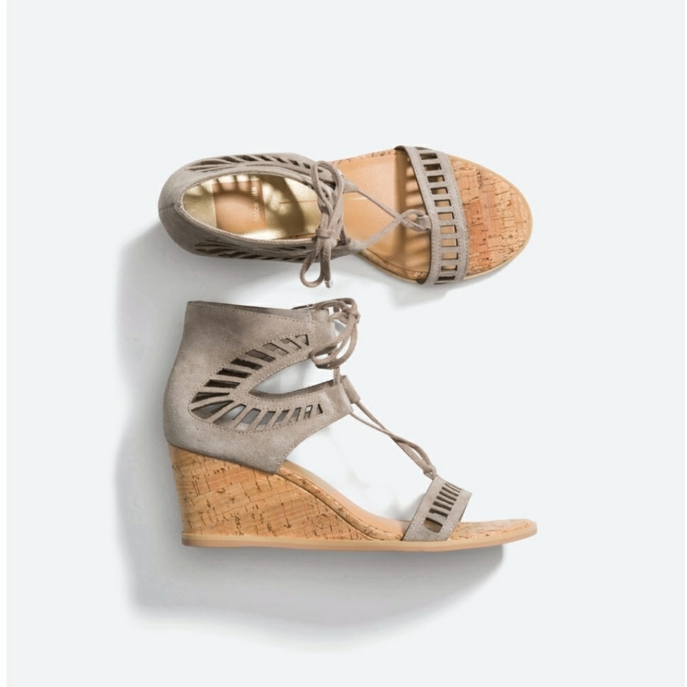 Dolce Vita cork wedge heels
